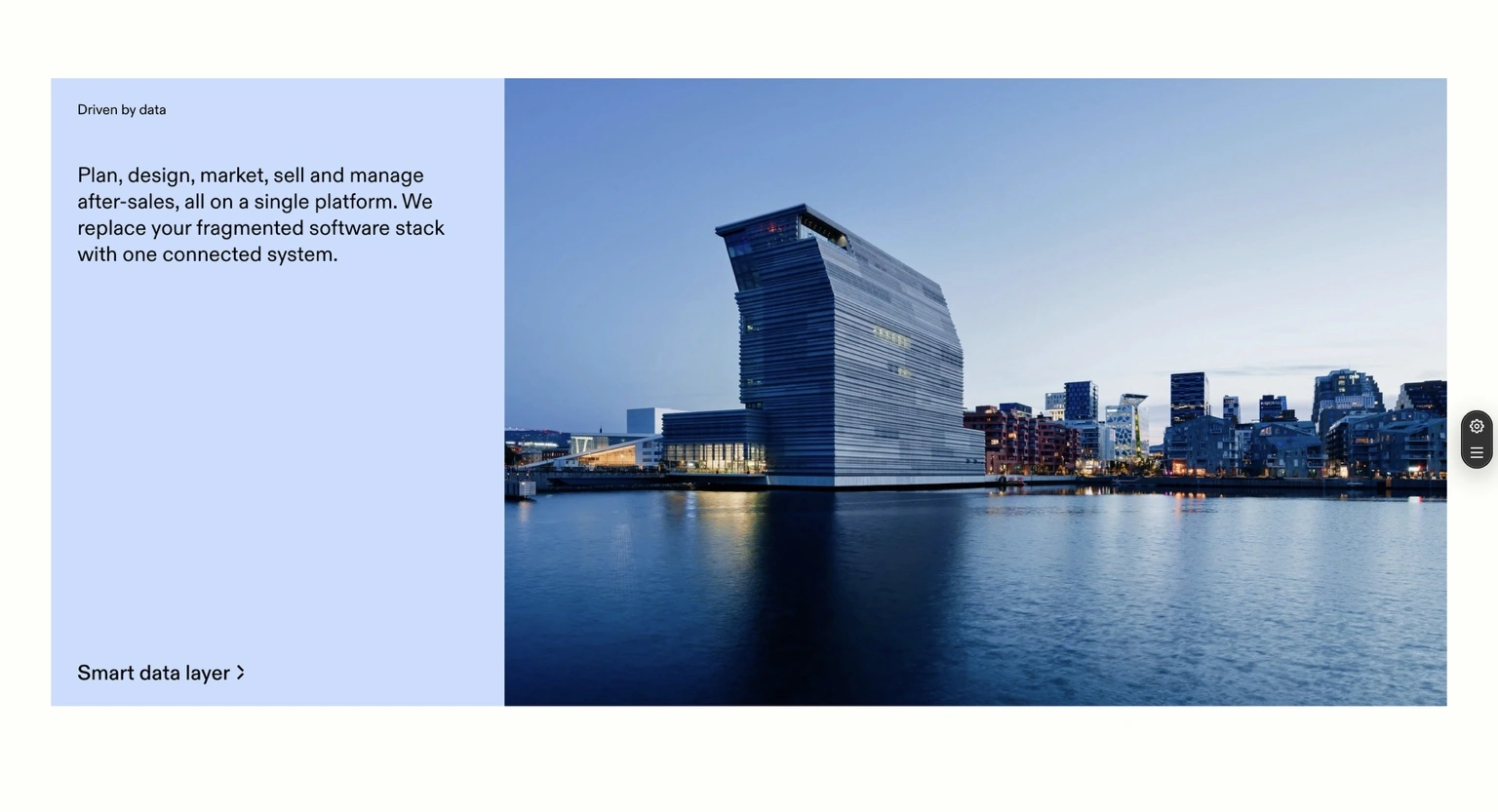 Waterfront architecture in Oslo